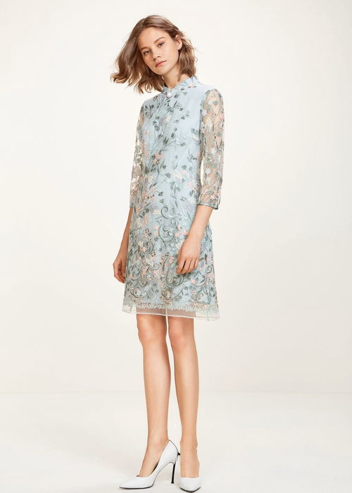 名妹2020春五分袖寬松中長款裙子便宜女裝貨源批發